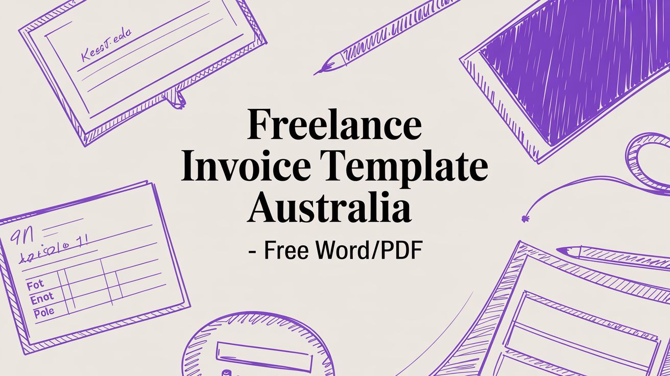 freelance invoice template australia - Free Word/PDF