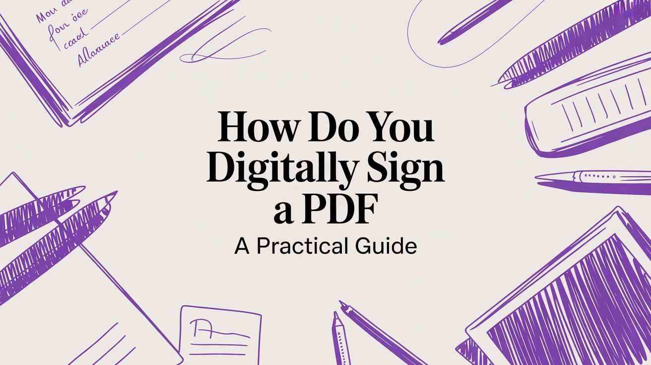 How Do You Digitally Sign a PDF A Practical Guide