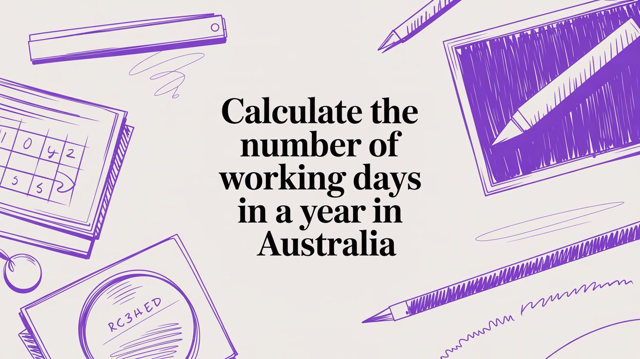 Calculate the Number of Working Days in a Year in Australia