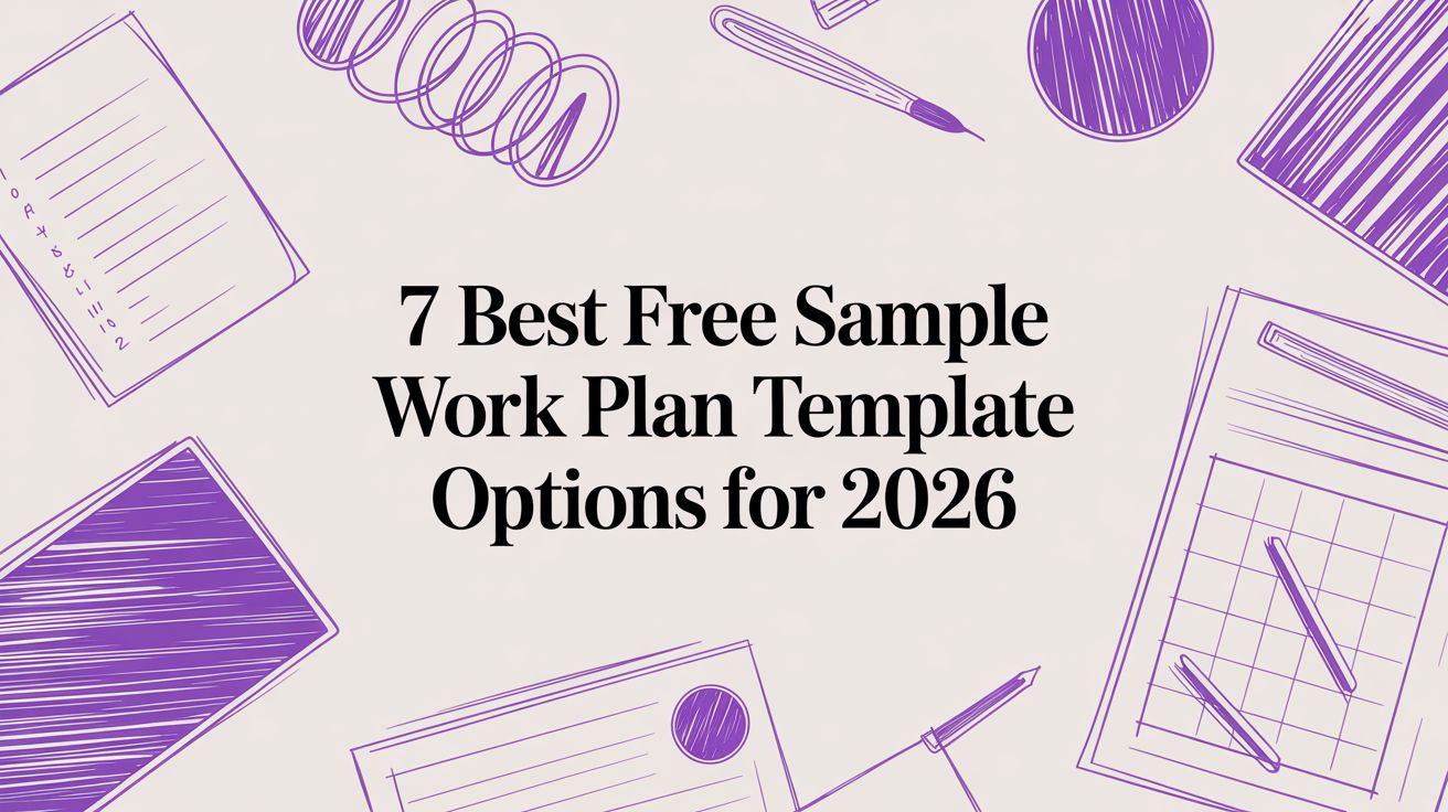 7 Best Free Sample Work Plan Template Options for 2026