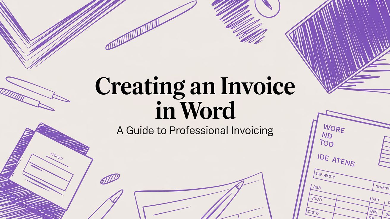 Creating an Invoice in Word A Guide to Professional Invoicing