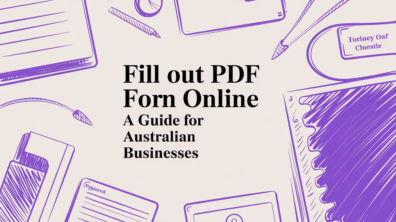 Fill Out PDF Form Online A Guide for Australian Businesses