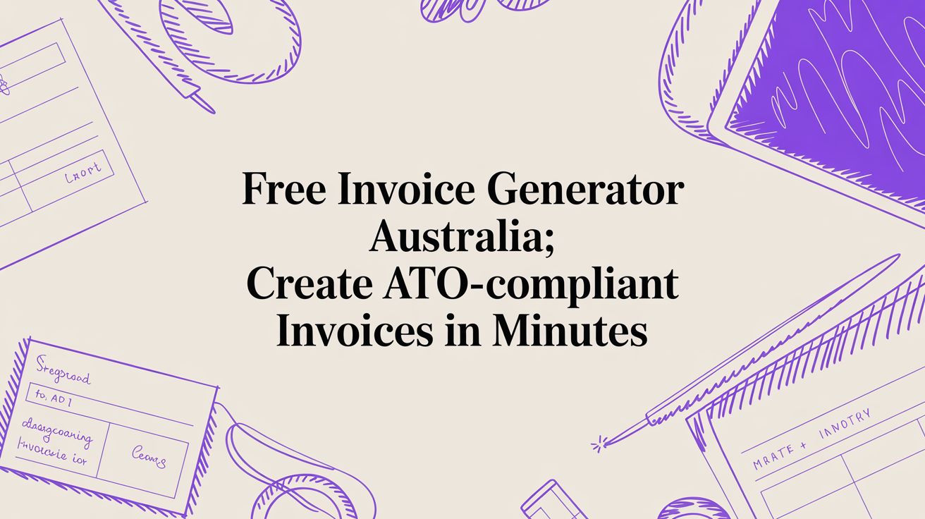 Free Invoice Generator Australia: Create ATO-Compliant Invoices in Minutes