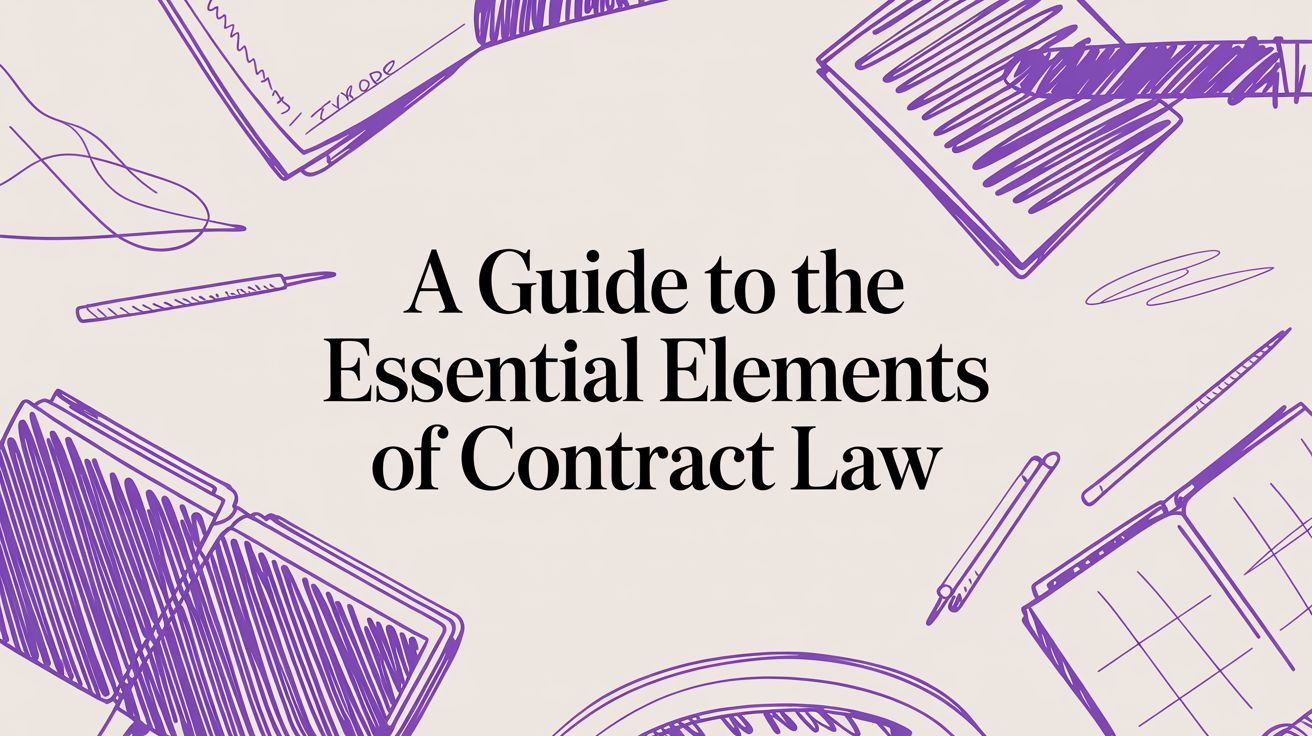 A Guide to the Essential Elements of Contract Law