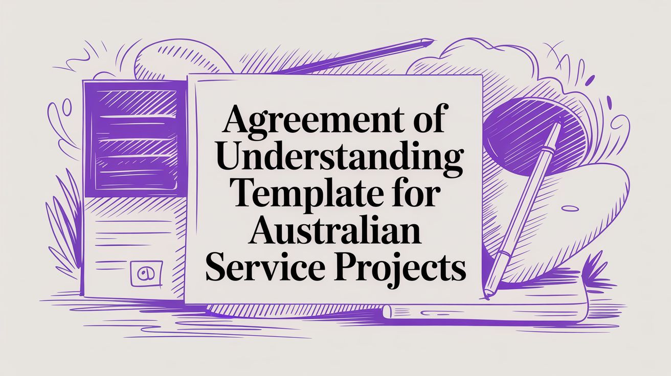 Agreement of Understanding Template for Australian Service Projects